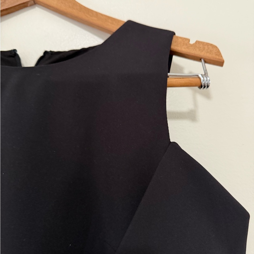 Vince Camuto NWT little black dress with ruffles in size 8 - Picture 7 of 15